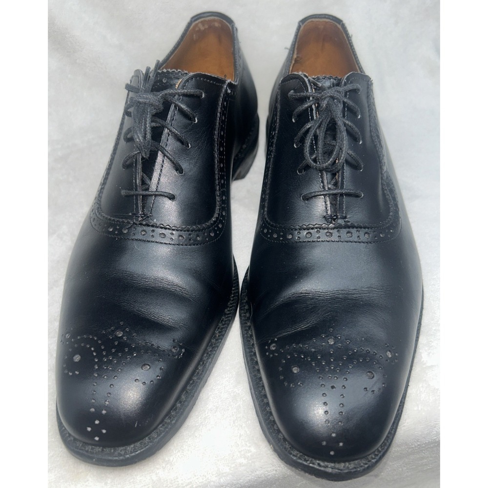 Allen Edmonds Cornwallis Brogued Dress Shoes Black Size 9D